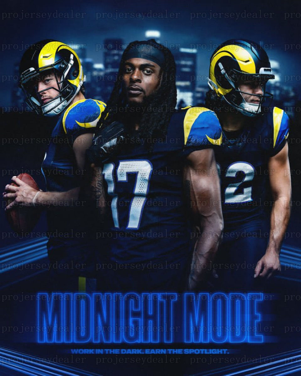 Custom 2025 Rivalries jersey Matthew Stafford Kyren Williams Aaron Donald Puka Nacua avante Adams Christian Rozeboom Jaylen McCollough Stetson Bennett