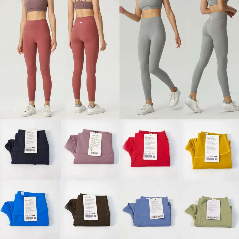 High Waist Yoga 5A quality luluity lemonitys Leggings Push-up 25'' Elastic Hip Lift T-shaped luluity lemonitys Running Training luluity lemonitys set legging 7c1