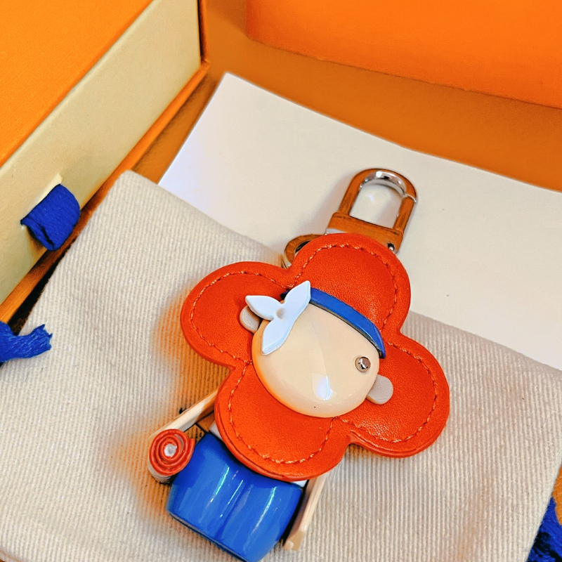 Designer Keychain Leather Bag Hanger Trendy and Fashionable Cartoon Image Ideal Gift and Collection Choice High-quality Customization