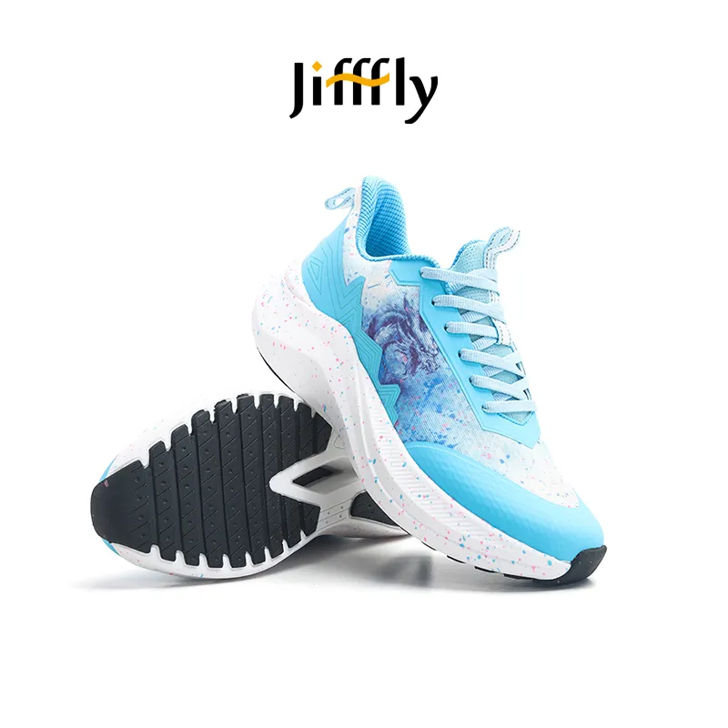 free shipping Jifffly men's running 2025 summer new mesh surface versatile shockproof anti-skid lightweight casual sports shoes dh5367242