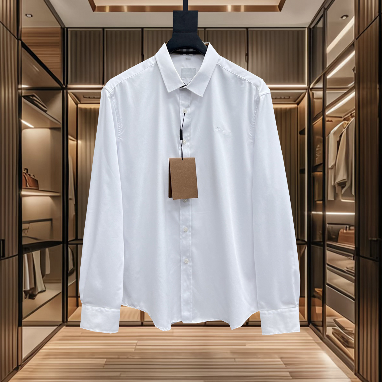 25 High quality designer men's clothing men's shirt chest embroidery men's casual shirt business men's long sleeved shirt women's plaid wedding top