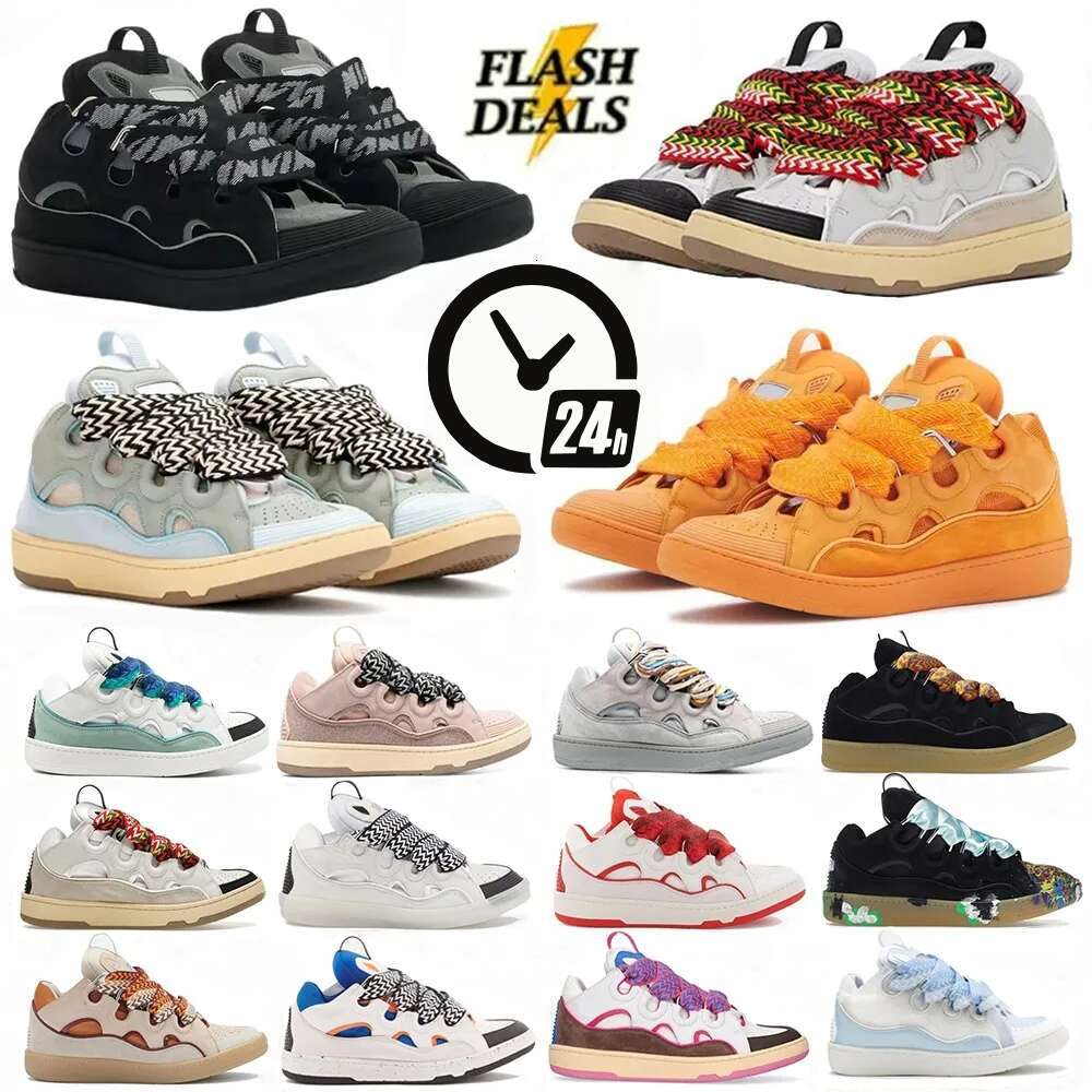 Designer Leather Curb Mens Womens trainer casual shoes running Shoes Extraordinary curb Casual Sneaker black green white pink Sports Trainers size 36-46
