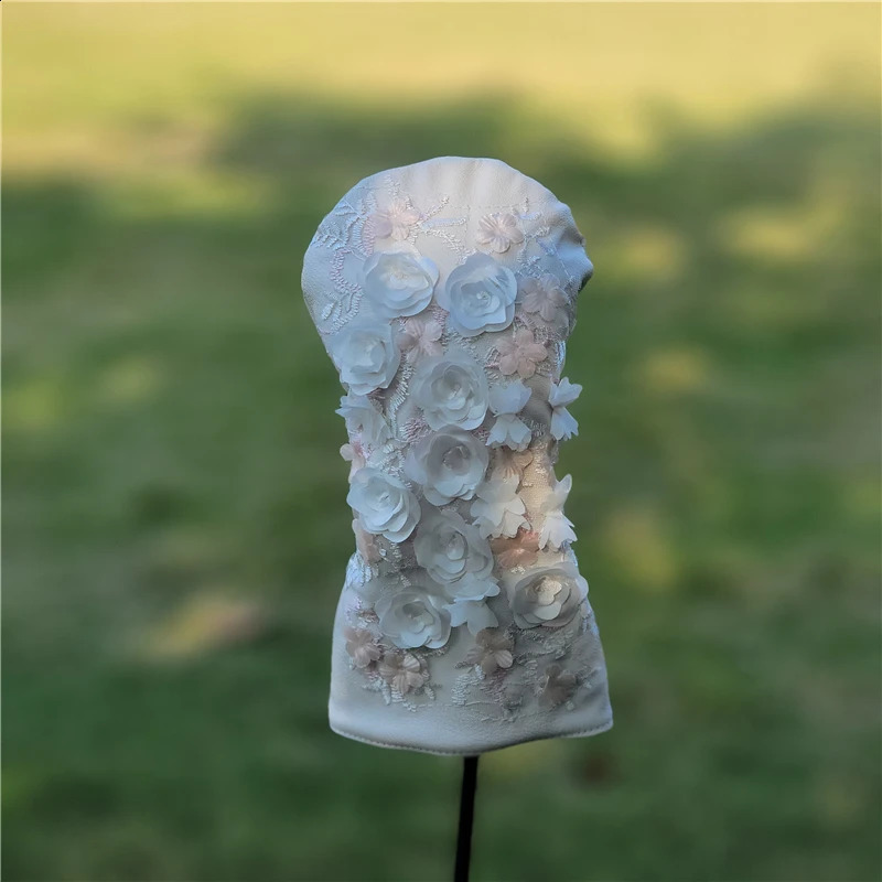 Golf Wood Headcover for Driver 460CC #1#3#5 Fairway Hybrid UT Style Flowers for Lady Golfers Protect Golf Club Soft 250829