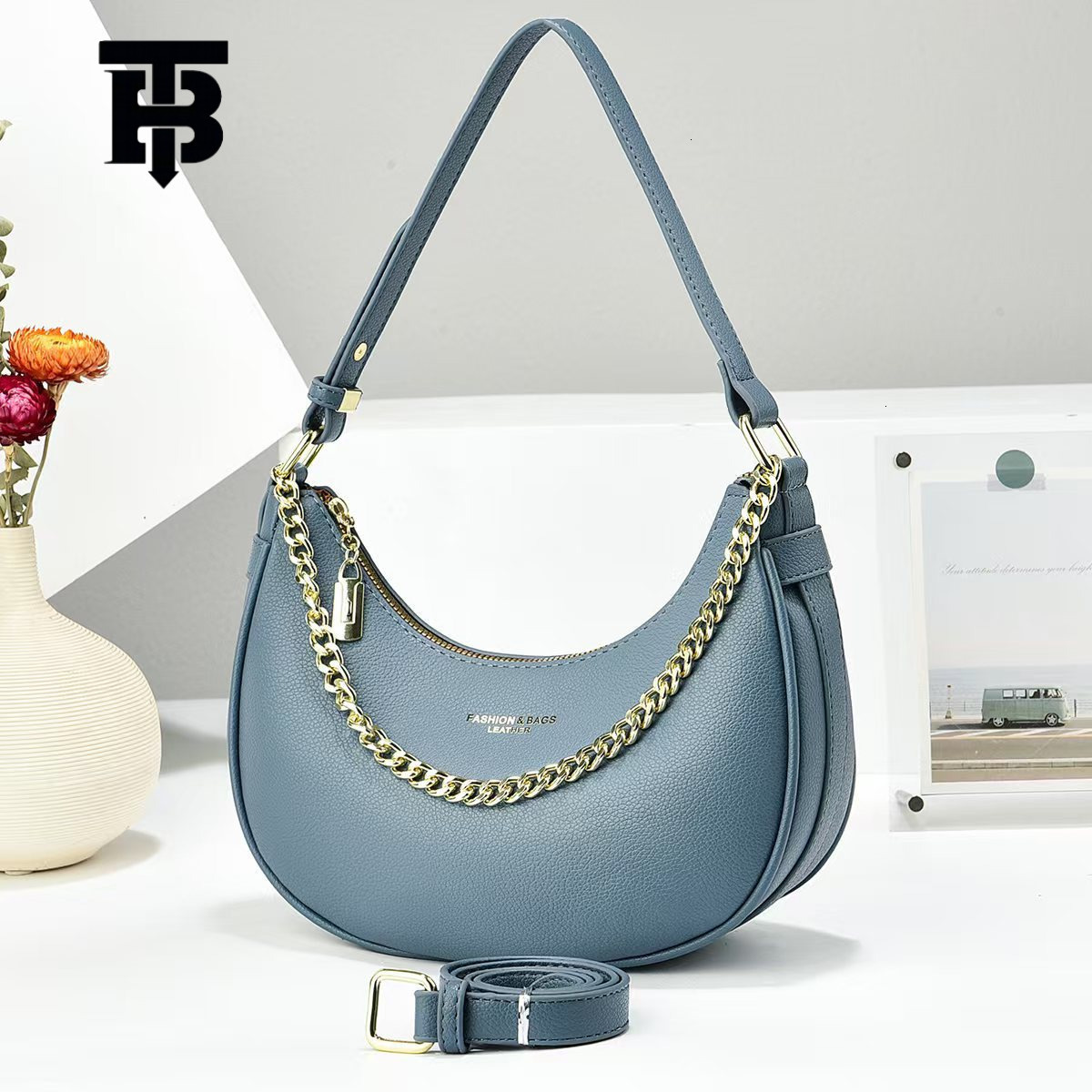 TB BHULAMTE New Minimalist Designer Women's Shoulder Bag Elegant Korean Crossbody Bag Luxurious Chain Handbag Fashion Makeup Bag Free Shipping