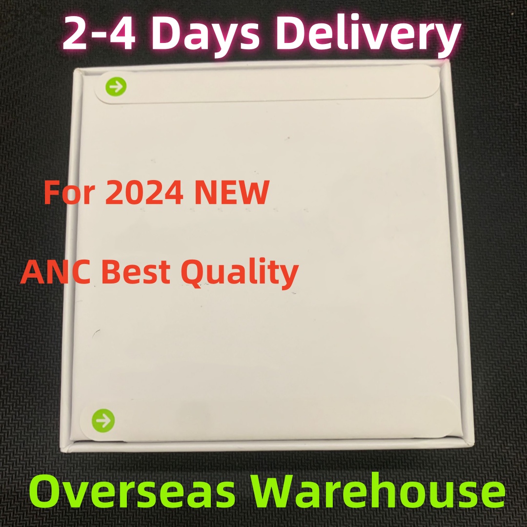 USA Stock For Apple AirpodPro 2 3nd Airpodspro Airpod 4 Pros Headphone Accessories Solid TPU Silicone Protective Earphone Case Wireless Charging Shockproof Cover