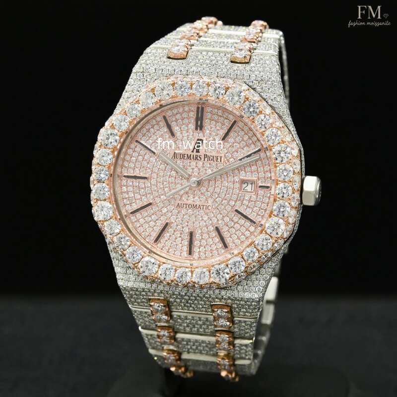 VVS1 Moissanite Iced Out Automatic Watch - Luxury Watches Men, Noctilucent High-Quality Designer Style, 1pc Wholesale Price + Free Shipping