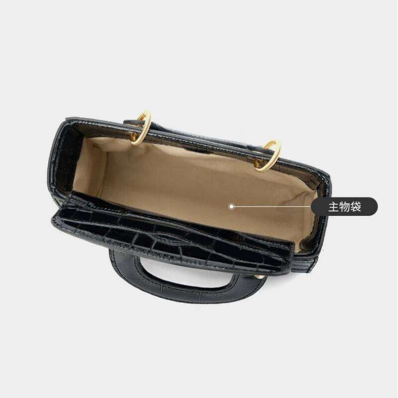 Genuine Leather Women Small Shoulder Bag 2025 Commuter Female Alligator Handbags Office Ladies Cowhide Work Tote Crossbody Bags