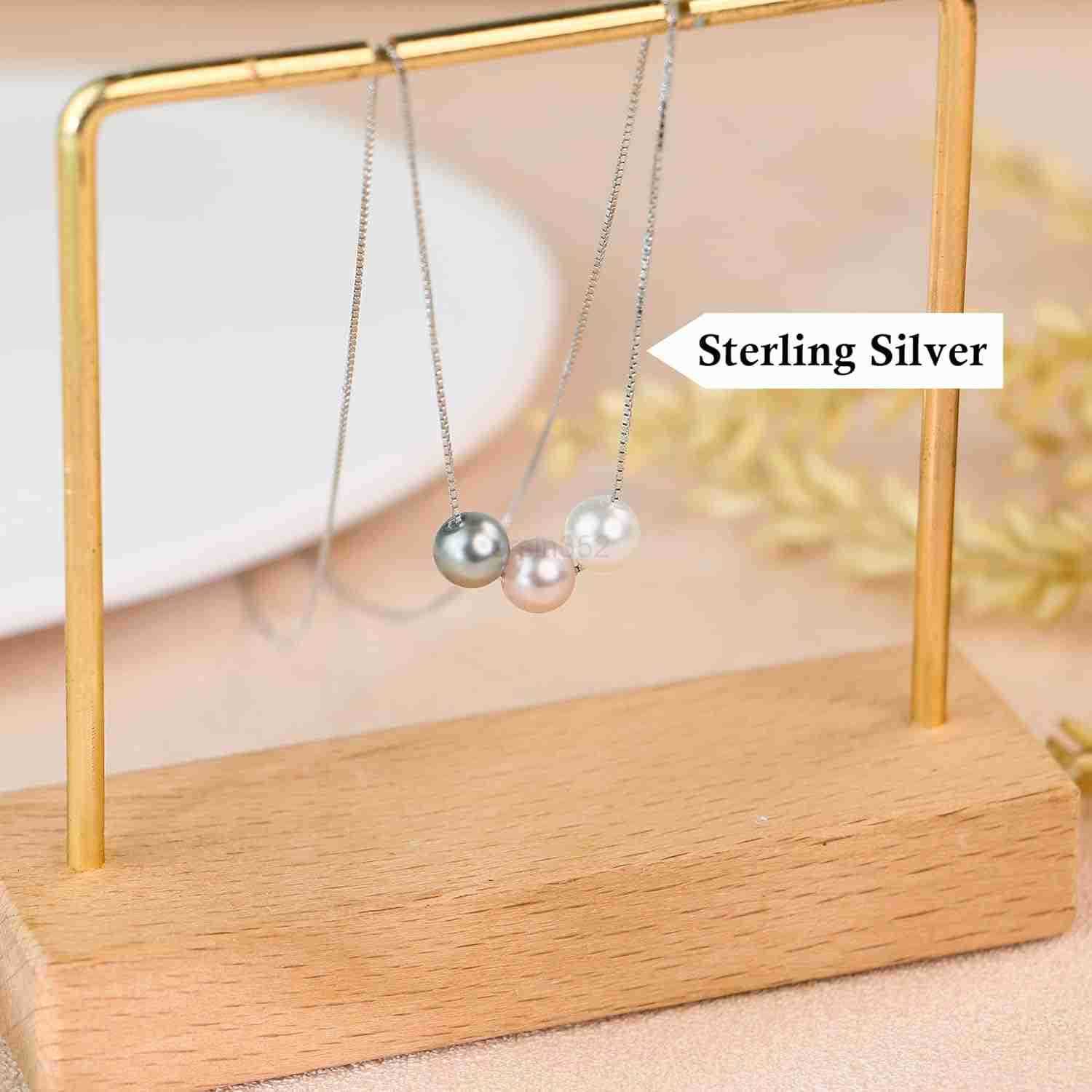 Sereney Three Generations Necklace as Birthday Gifts for Grandma 3 Circles Grandmother Granddaughter Mother Jewelry for Mom 3 Sterling Silver Necklace