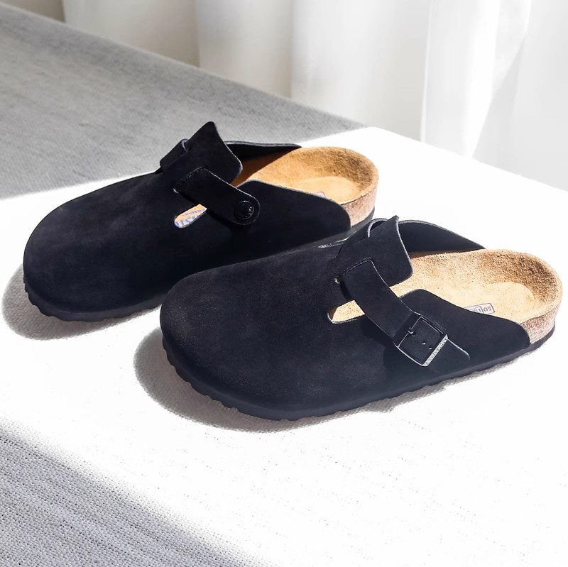 Designer Men's Casual Sandals Slippers Pointed Leather Clogs Sandals Mens Womens Retro Fashion Beach Clogs Slippers Comfortable Non-Slip Sole