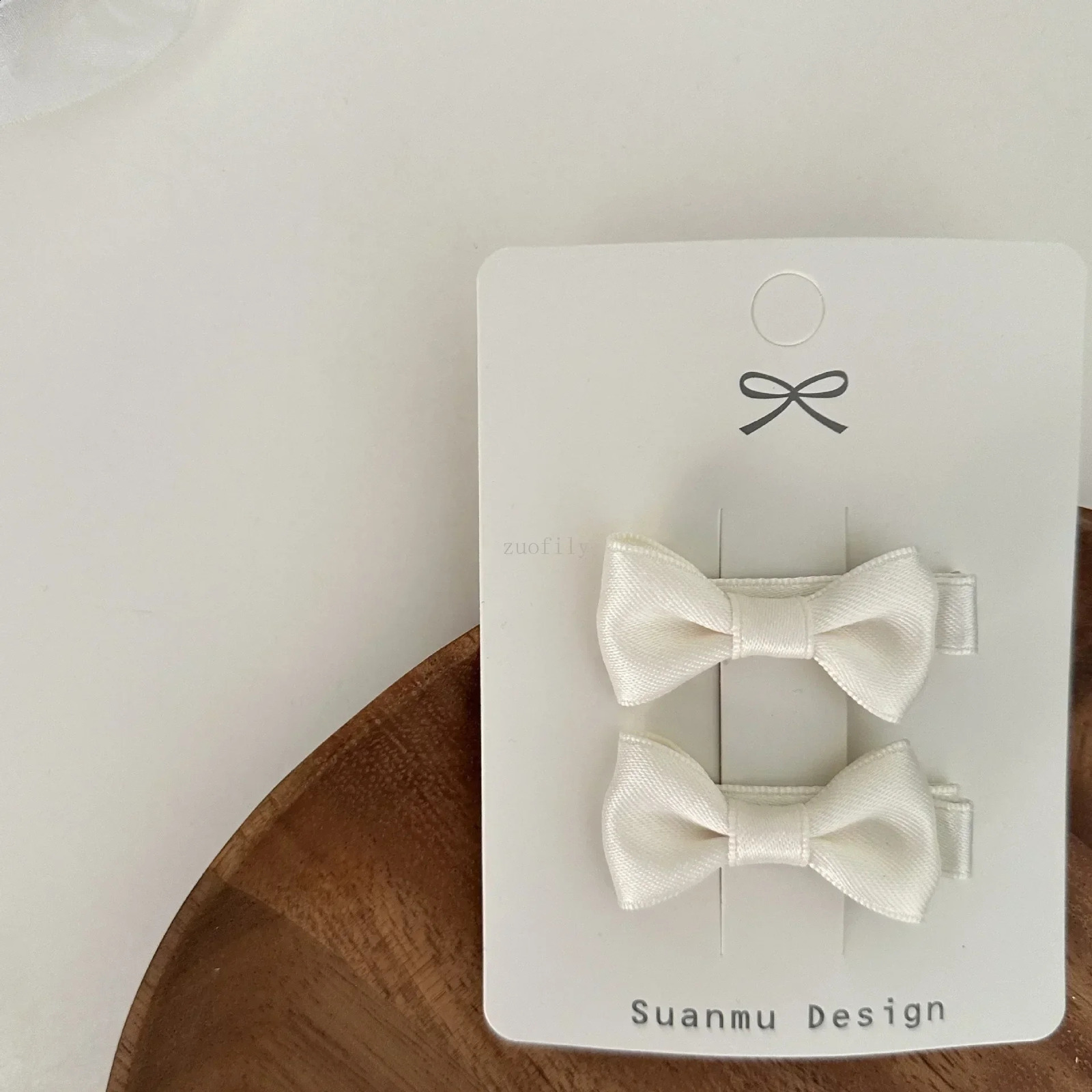 Elegant Simple Ribbon Bow Baby Hair Clips Fashion Versatile Girls Students Hairpin Headwear Solid Black White Kids Accessories 250828