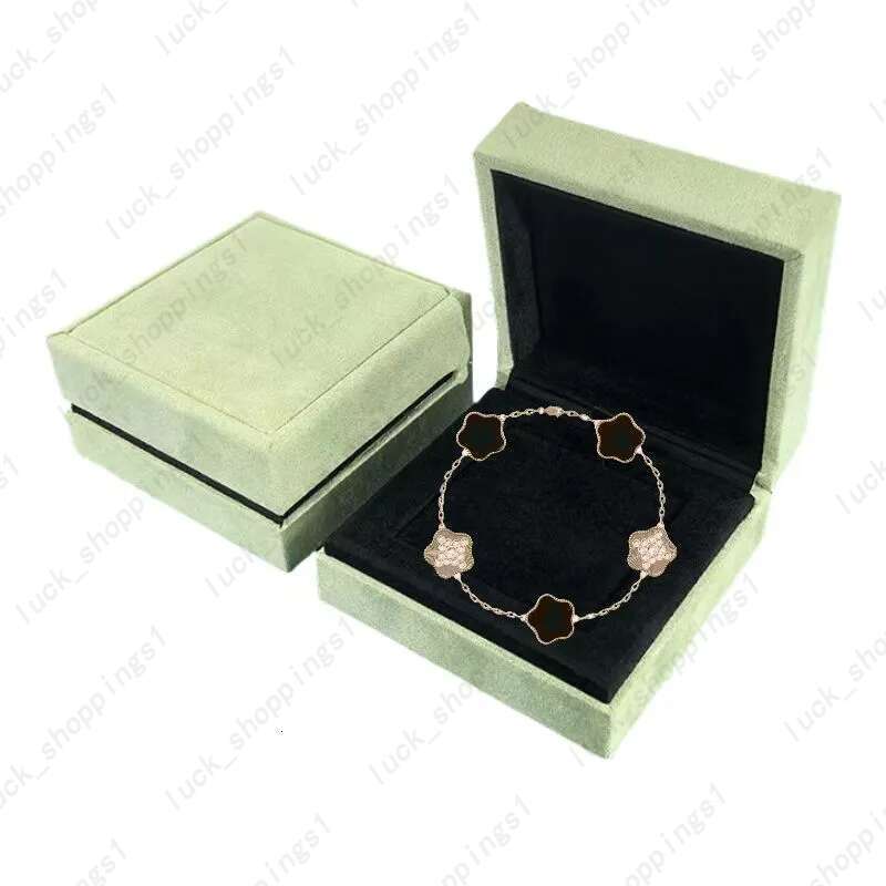 with box Bracelets clover bracelet for Women Plated gold sier Charm Valentine Day Christmas Engagement designer Jewelry Gift High quality chains 2025