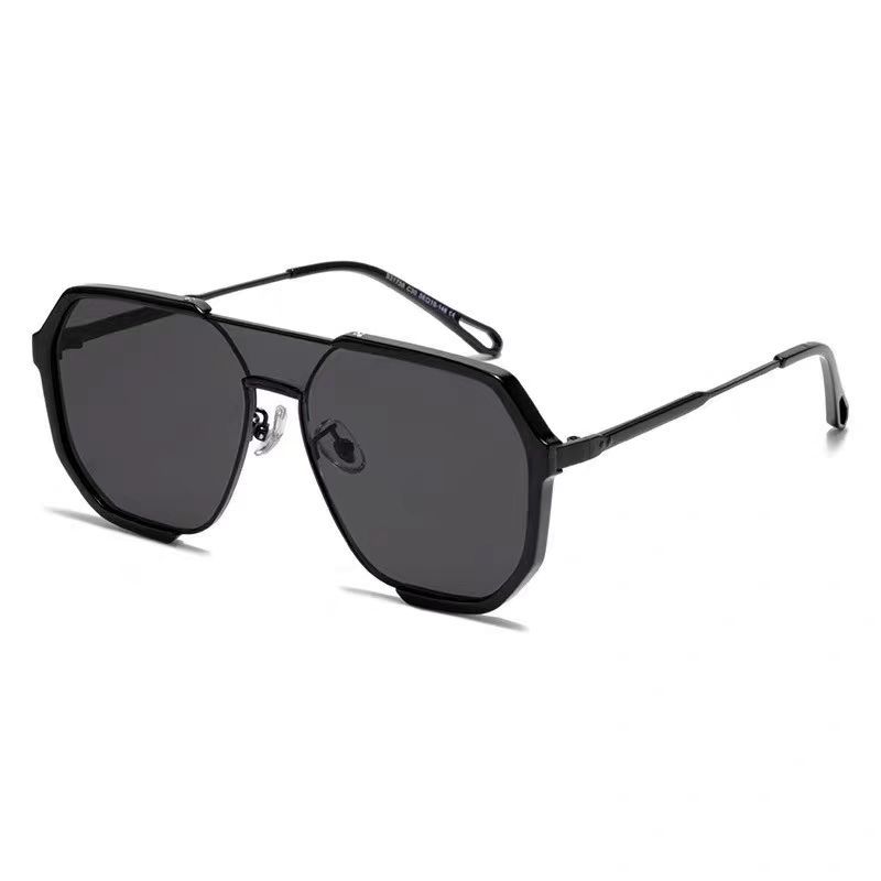 Trendy Flat Top Frame Sunglasses, Modern Aviator Shape Sunglasses 2025 Women, Fashionable Styling Sunglasses for Women & Men, 80s Fashion Chic Travel 