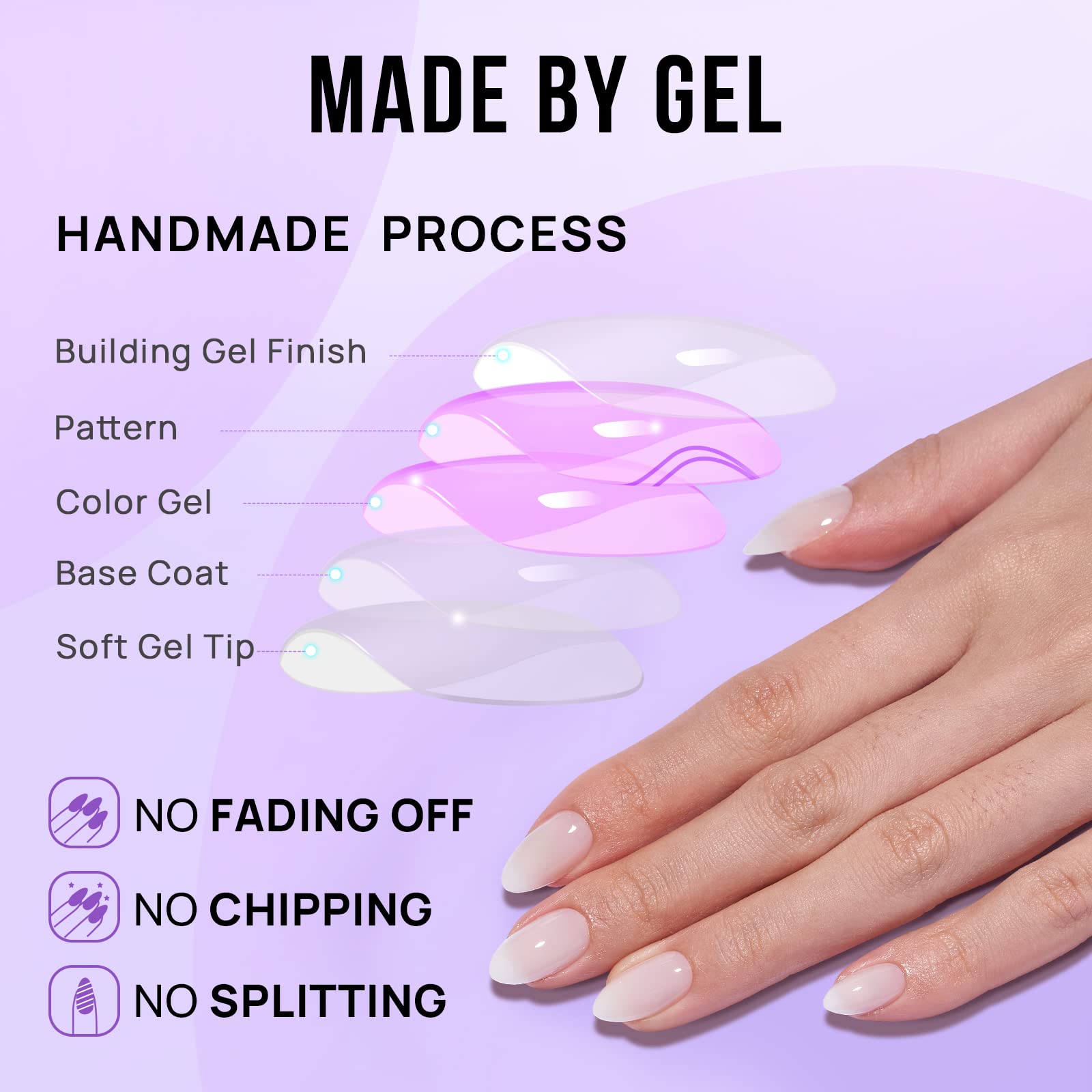 Durable And Shiny White Press On Nails, Gentle And Pure Style Suitable For Girls And Women To Wear At Gatherings And Banquets