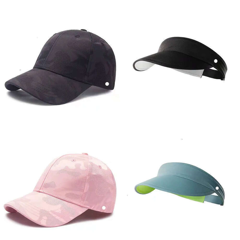 Outdoor Hats Yoga Visors Popular Ball Caps Canvas Leisure Fashion Sun for Sport Baseball luluity lemonitys Cap Strap back luluity lemonitys hat