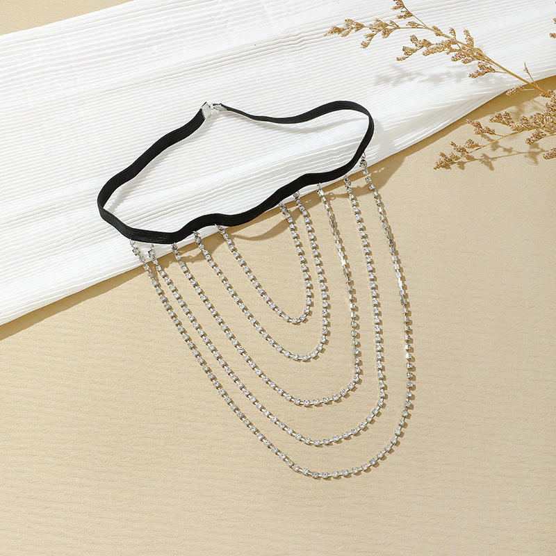 Fashion Accessories Waist Chain Belts Women's Gold Sexy Multi-Chain Thigh Chains: Diamond Multi-Layer Bead-Clip Body Chains & Bold Sexy Lace Elas