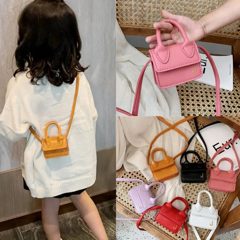 Kids Purses and Handbags Mini Crossbody Bag Cute Little Girl Small Coin Pouch Toddler Purse Hand PU Children Tote Bags 250829