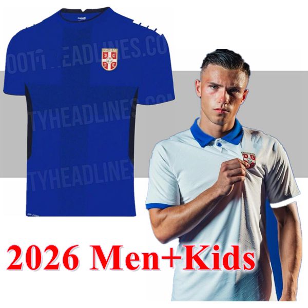 2025 2026 Serbia soccer jerseys 25 26 Armenia North Macedonia Serbiea football shirt Vlahovic MILIVOJEVIC MITROVIC Kostic TADIC KOLAROV
