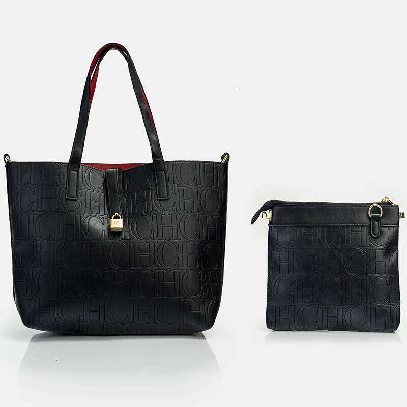 CH Fashion Large Capacity Handbag High Quality PU Material Women's Shoulder Bag 2025 New Style Gift For Mom