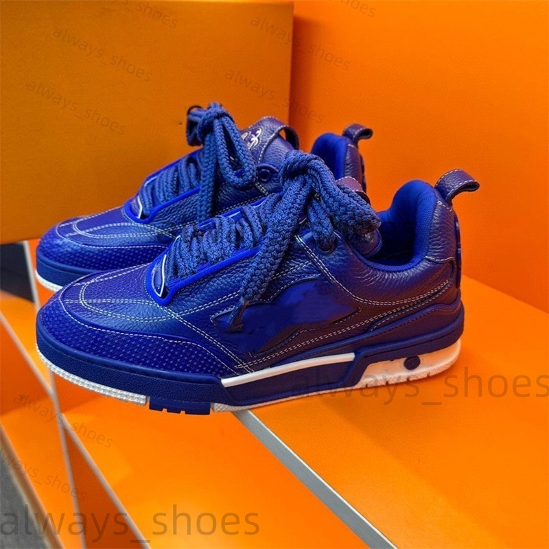 Designer Skate Trainers Hign Quality Men's and Women's Sneakers Shoes Casual Fashion Running Lace-up Low-top Sports Breathable Sneaker Trainer Black White 829