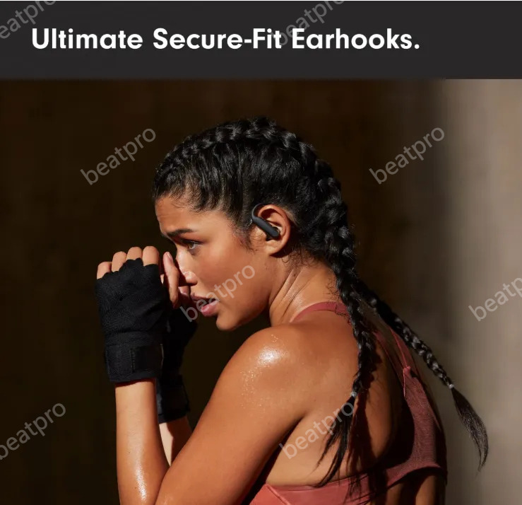 Sport Power Pro 2 pop-up Bluetooth Headphones - True Wireless Earbuds Earphones with Comfortable Earhooks for Running Gym Workout