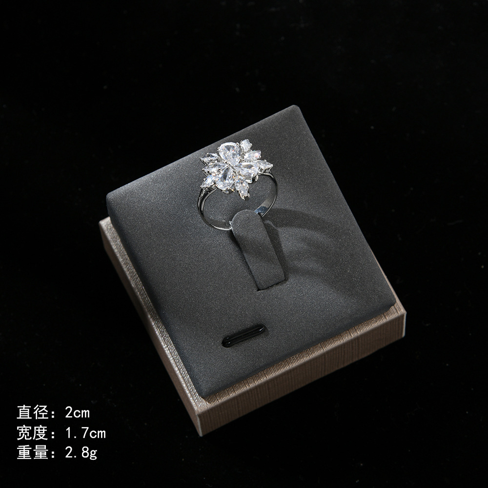 HIBRIDE Simple Water Drop Crystal Cube Zirconia Necklace Earring Set 4-piece African Womens Bead Jewelry Set N-297 241106