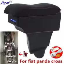For fiat panda cross 4x4 Armrest Box For fiat panda cross 4x4 Car Armrest box Interior parts Center Console Storage box with USB