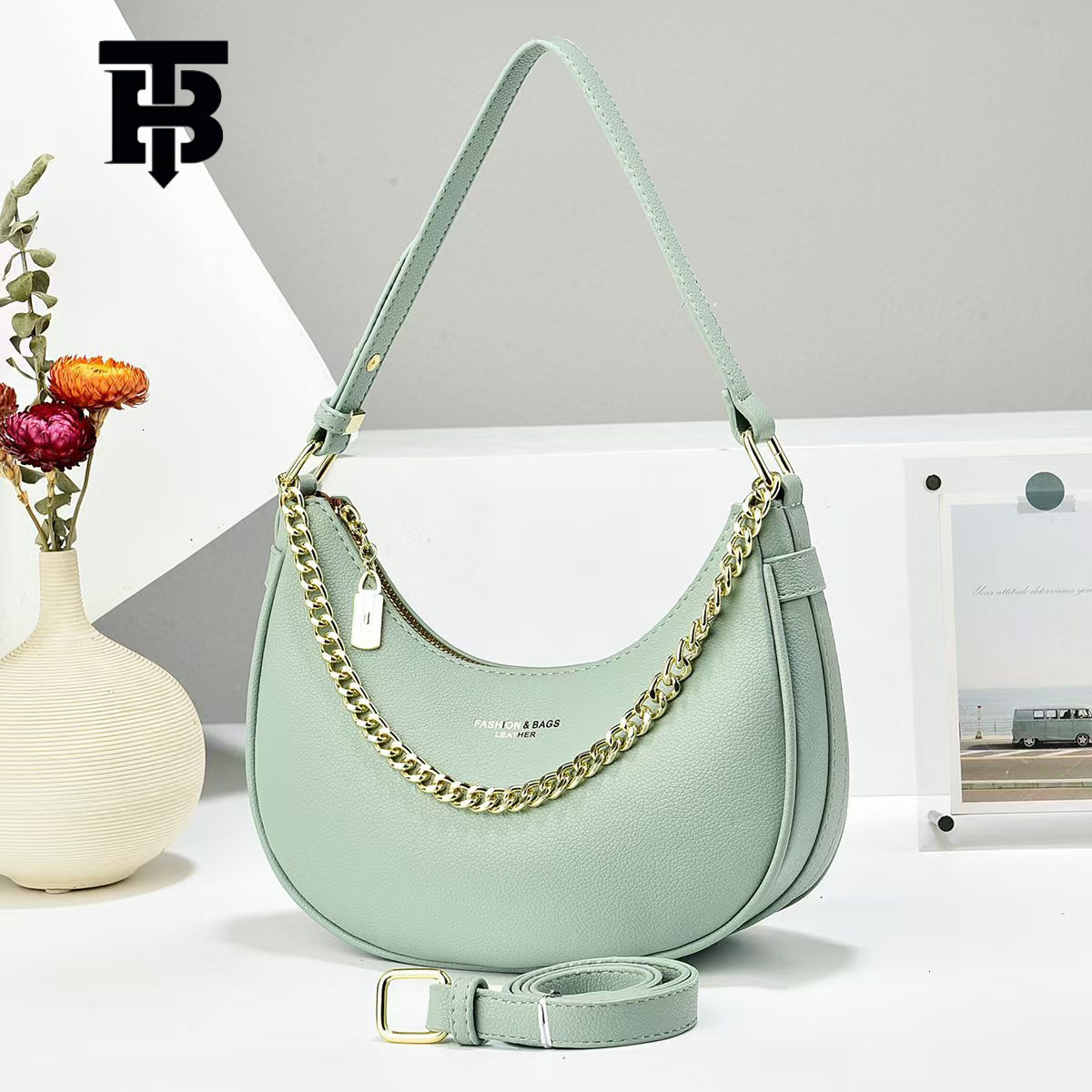 TB BHULAMTE New Minimalist Designer Women's Shoulder Bag Elegant Korean Crossbody Bag Luxurious Chain Handbag Fashion Makeup Bag Free Shipping