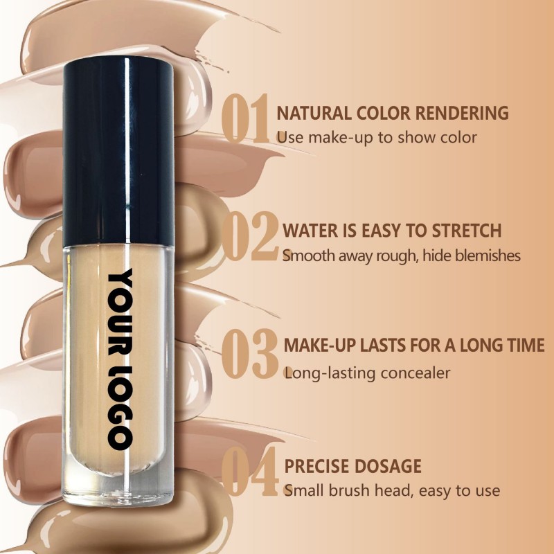Oil-Control Liquid Concealer for Hot Weather Durable Makeup with Personalized Design