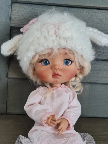 In stock 1/6 26cm qianqian yuanbao BJD sd Doll Big Head Resin Material DIY Accessories Child Toys Girl Gift 250828