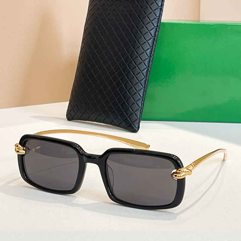 Designer Sunglasses For Women Men Fashion Knot Metal Square Eyewear Model BV1419S Luxury Sunglasses Outdoor Goggles UV400 Glasses With Box