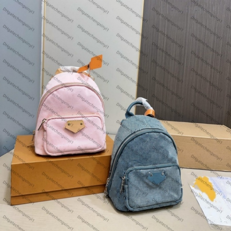 Designer Backpacks Women Luxury backpack school Bags for teenage girls enchase Cowboy Shoulder Bag Denim Pouches bagpack