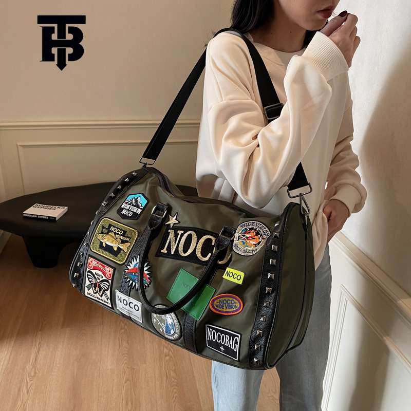 TB BHULAMTE Designer Retro 2025 Waterproof Travel Bag For Men Large Capacity Business Travel Luxury Bag Handbag Lightweight Sports And Fitness Storage