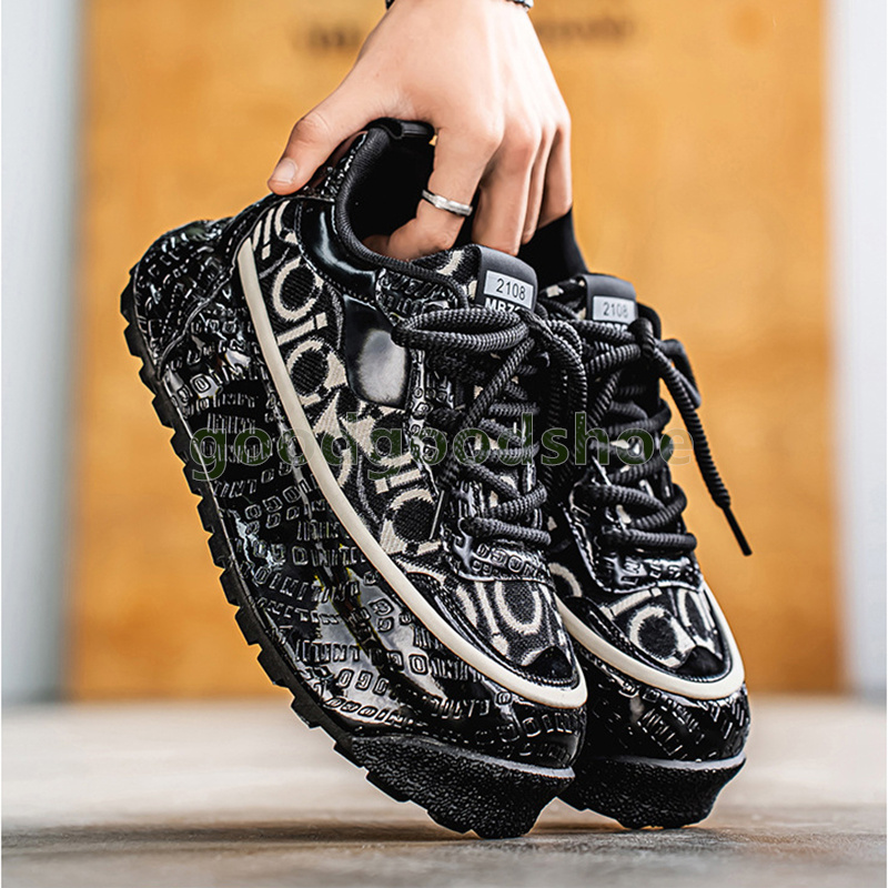 designer shoes casual versatile sneakers mens trainers durable thick-sole slip-pesistant daily sports style mens shoes size 39-44