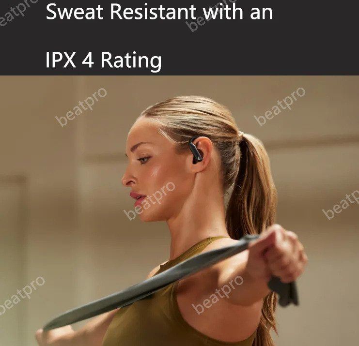 Sport Power Pro 2 pop-up Bluetooth Headphones - True Wireless Earbuds Earphones with Comfortable Earhooks for Running Gym Workout