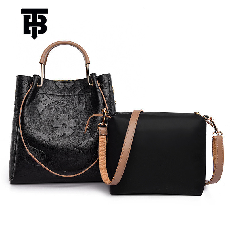 TB BHULAMTE Designer Retro Geometric Embossed Bucket Shaped Handbag, Large Capacity High-end Women's Business Bag European Style Single Shoulder 