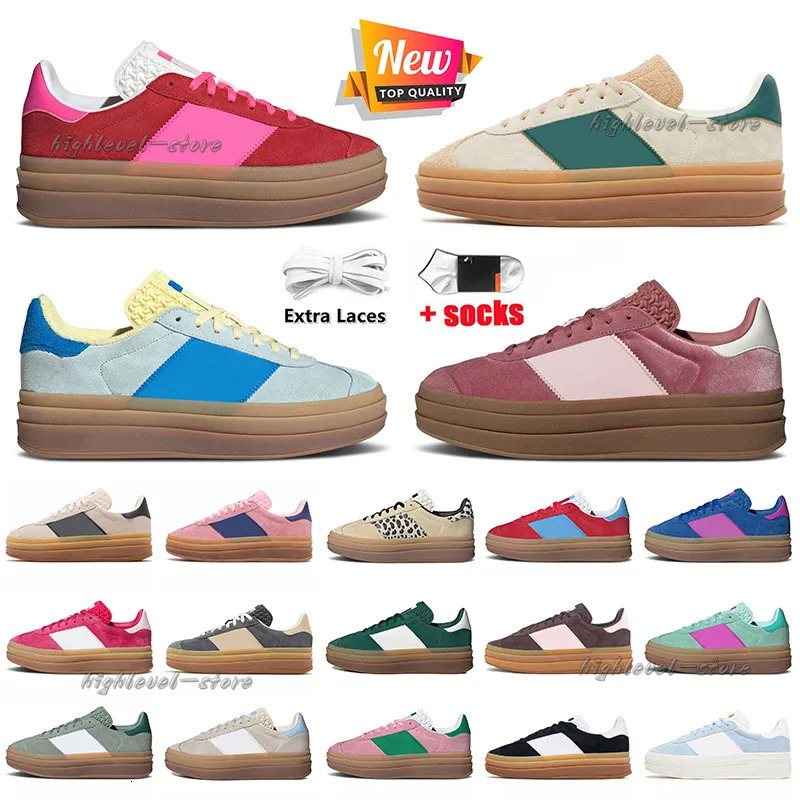 25 Top Fashion Luxury Platform Designer Casual Shoes Women Collegiate Red Lucid Pink Green Leopard Black Gum Crimson Velvet Leather Sneakers Womens Girls Trainers