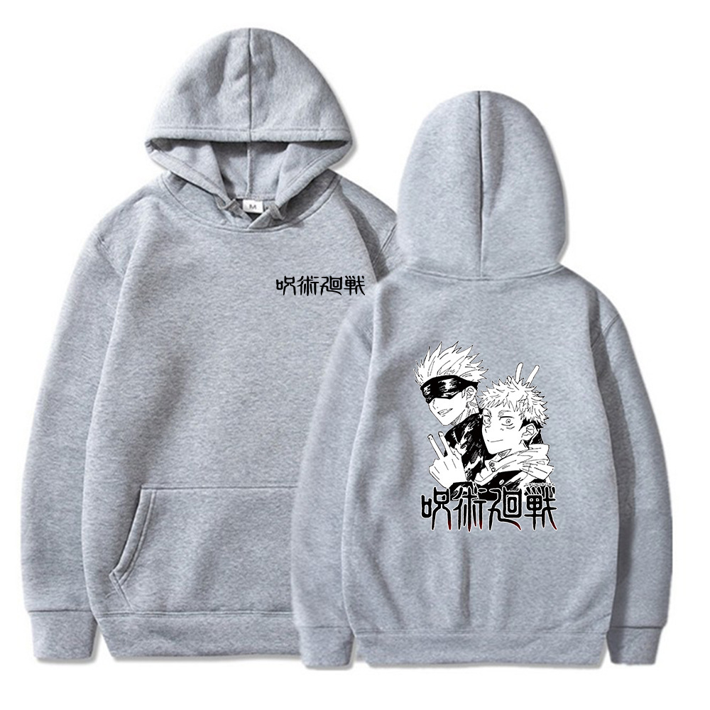 Jujutsu Kaisen Anime Merchandise: Spring Print Hoodies for Men and Women - EE641-L22
