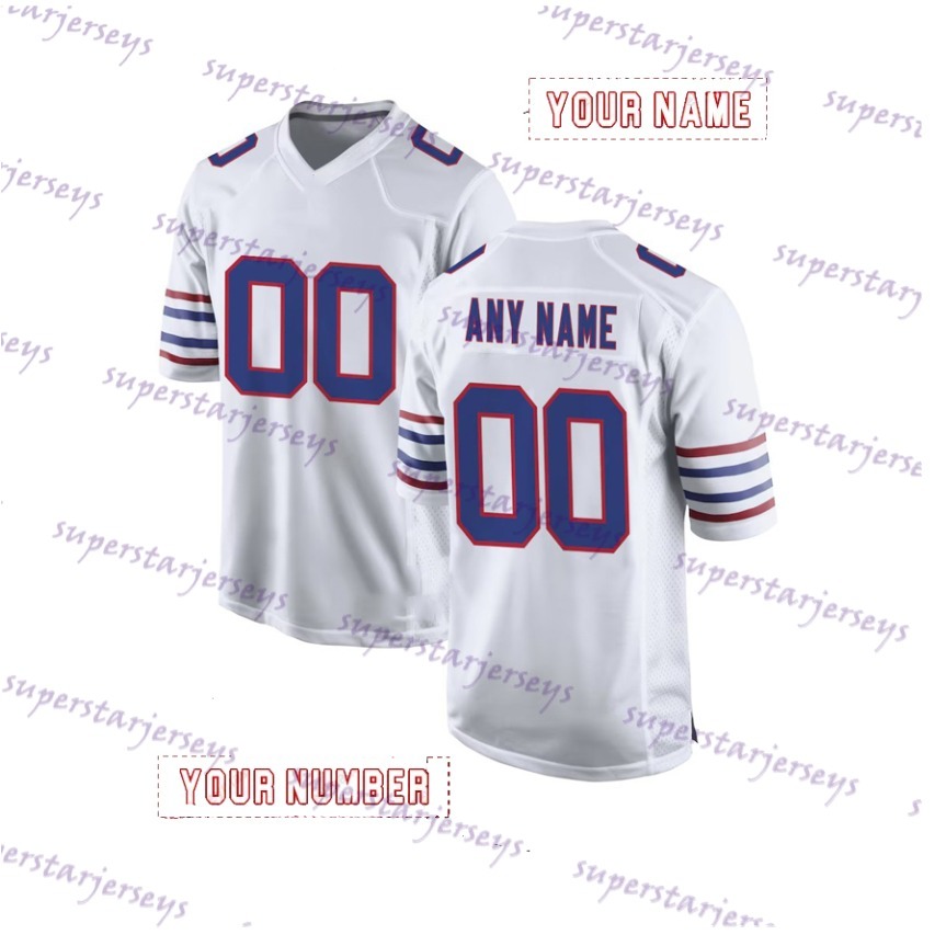 2025 Rivalries Football Jerseys Josh 17 Allen Joey Bosa Gabriel Davis Miller James Cook Terrel Bernard Rasul Douglas Dawson Stitched Mens Womens Youth