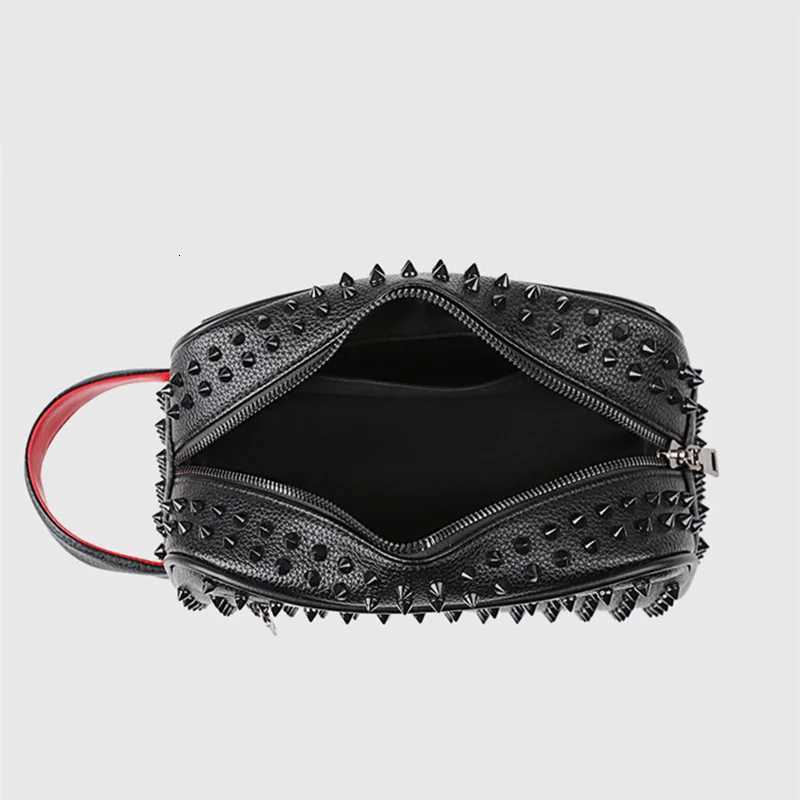 Men CluTCh Bag FAshion Personalized Design HighQuality Leather Waterproof Wallet Versatile Contrast Color Simple ZipperBag H250828