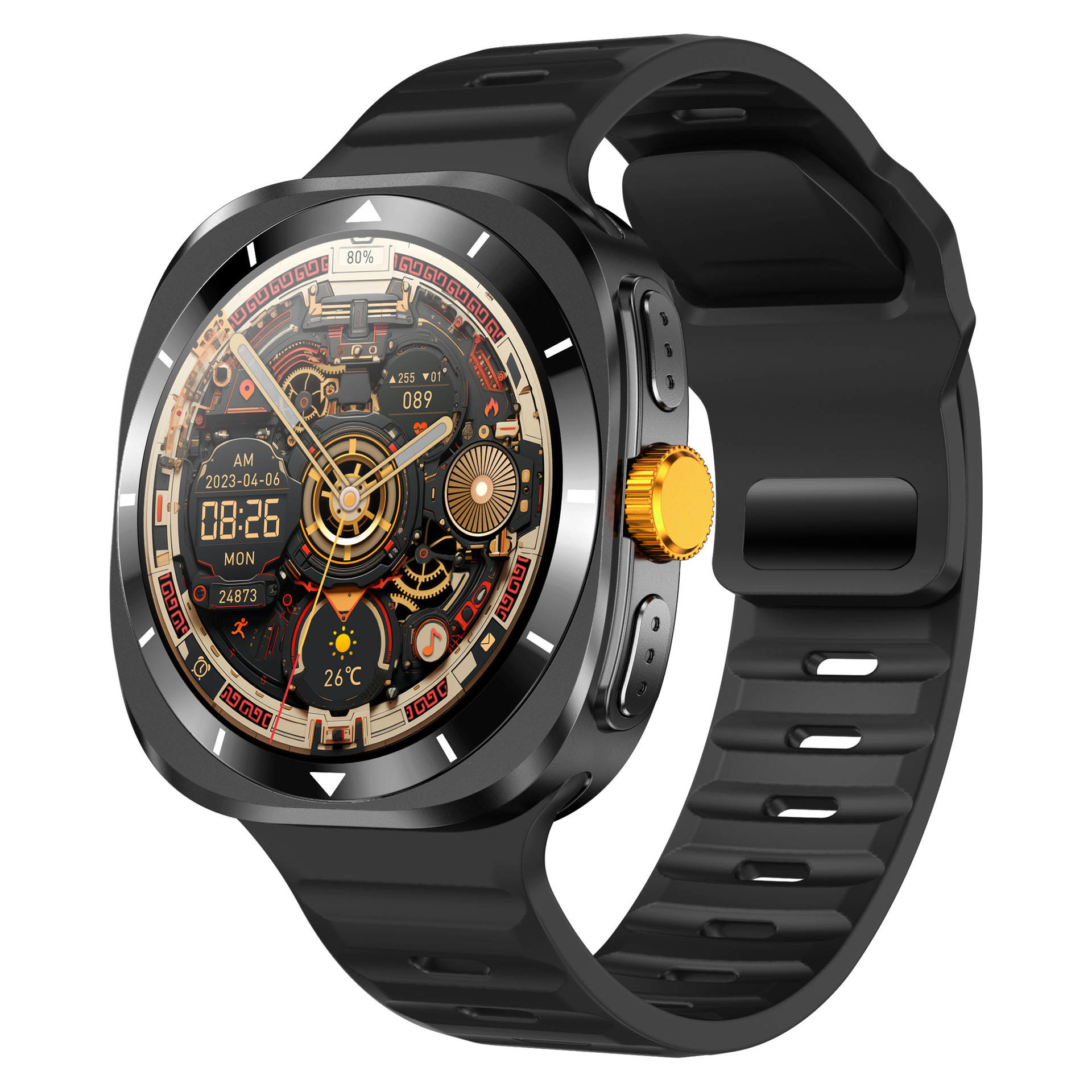F7 Ultra 1.55 inch Smart Watch Bluetooth Calling, Compass & NFC Suitable , Daily Wear, Fitness Activities Real Heart Rate Monitoring, Step Counting, Sleep Tracking