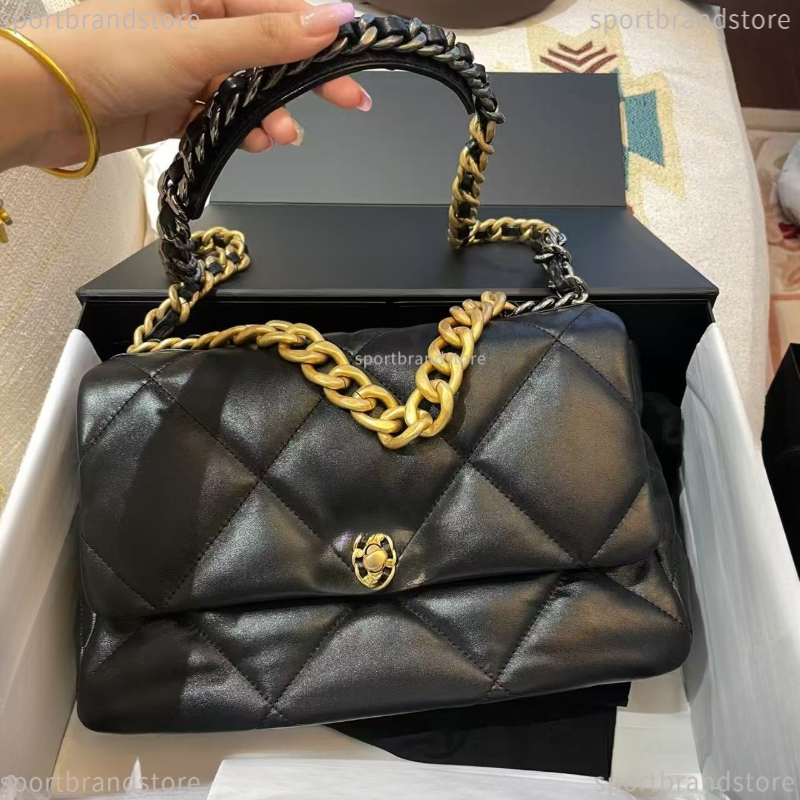 Top Quality Designer Bag 19 Bag Woman Shoulder Bag Metal Chain Classic Flap Bag 21 C Flip Cover Woc Bag Lady Luxury Leather Sequin Bag Tweed Bag Cocohandbag Mini Tote Bag