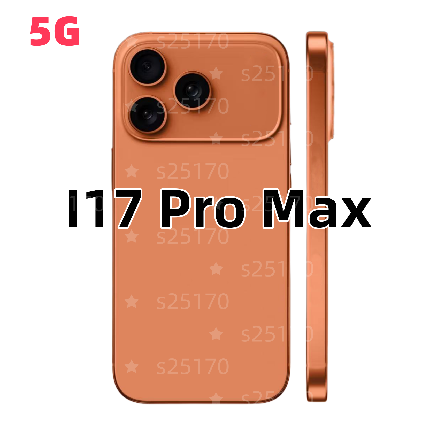 I17 Pro Max Smartphone Android déverrouillé de 6,9 ​​pouces - Configuration à double caméra avec stockage de 1 To, 5G capable de mémoire de mémoi