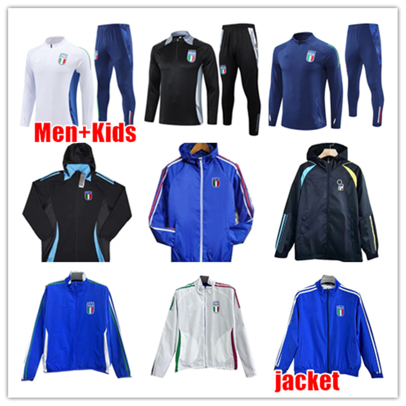 24 25 Men Talys Tracksuit survetement half zipper Jacket Training suit soccer 2024 Italia Outdoor Kids Football Tracksuits cotta Set