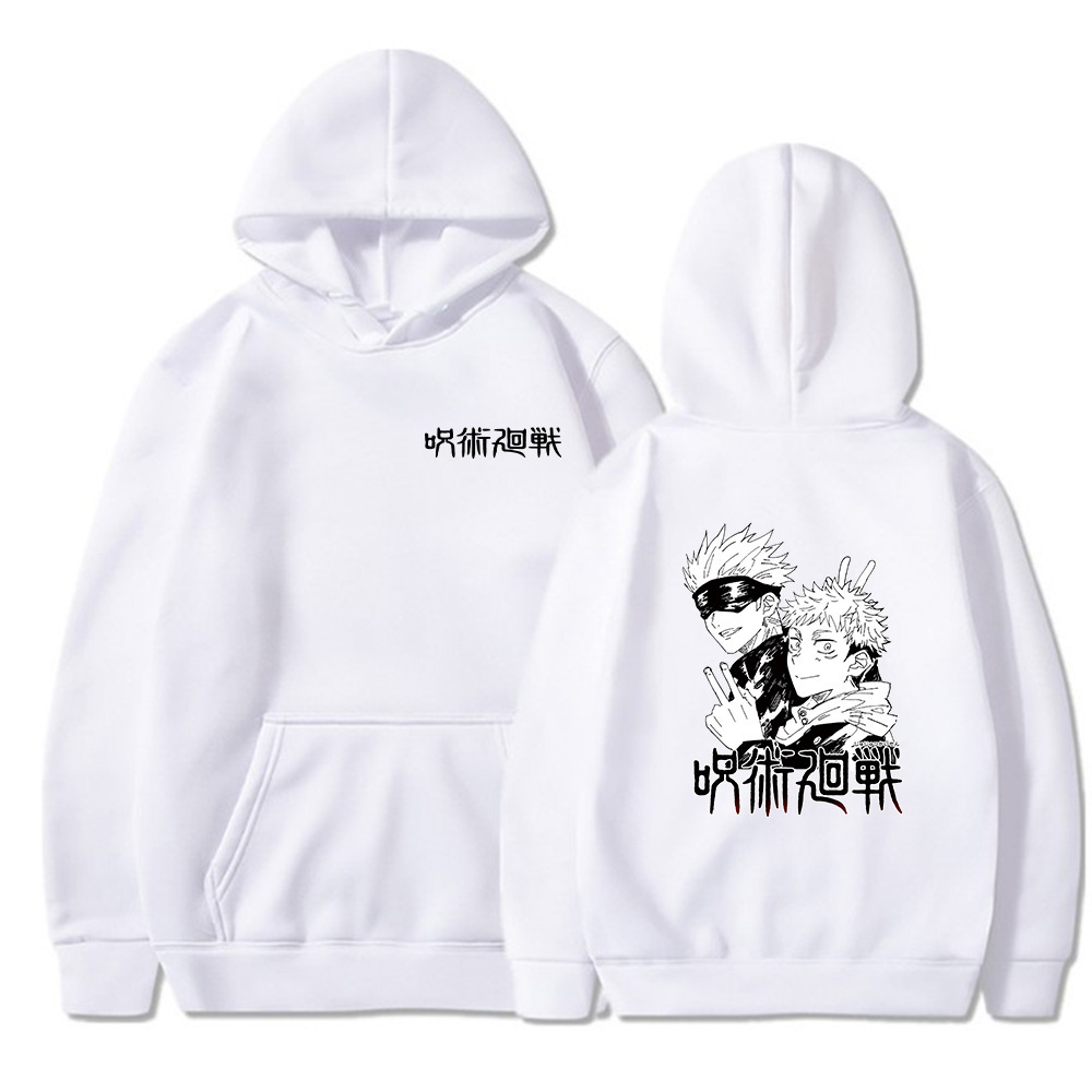 Jujutsu Kaisen Anime Merchandise: Spring Print Hoodies for Men and Women - EE641-L22