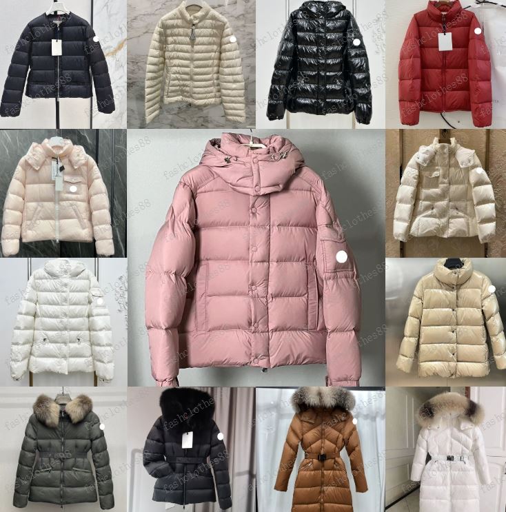 Designer Women Down Parkas Womens puffer jacket Lightweight outdoor jacket white duck down filled jacket Winter woman warm fluffy hood coat Doudoune