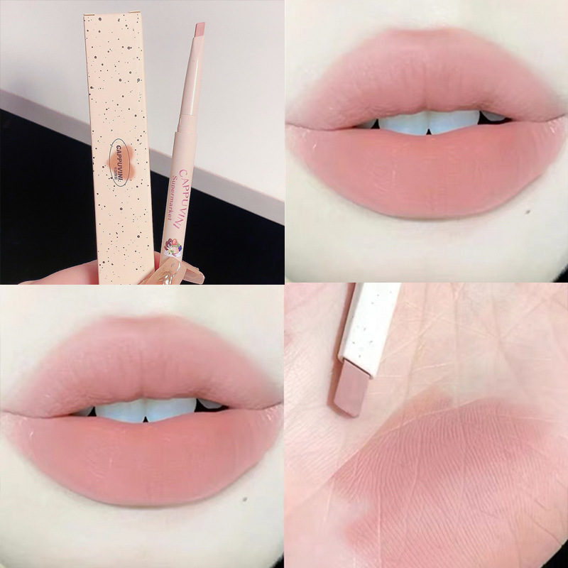 5Colors CAPPUVINI Liner Outline Lips Waterproof Lip Pencil Lipstick Pen Lasting Lip Gloss Makeup 0.4g X250716