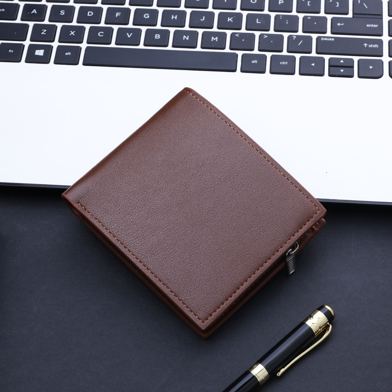 Wallet Short Men S Luxury Designer Bag Bag Thickened Men S Wallet With Zipper Multiple Card Slots Designer Wallet Men S Leather Wallet Free Delivery W