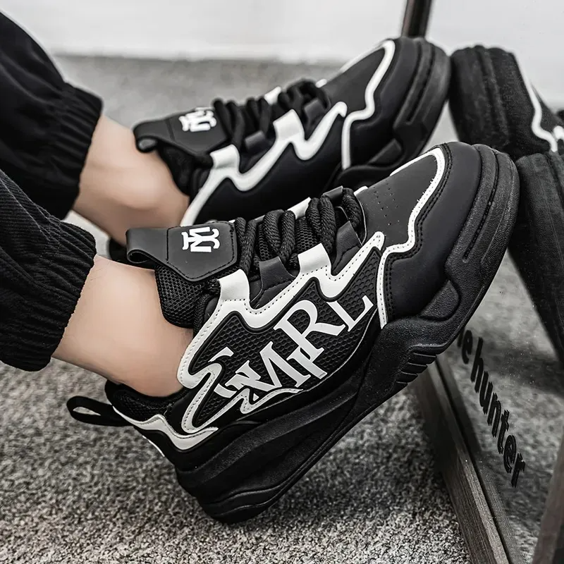 New men's niche thick sole height increasing casual outdoor sports board shoes designer shoes