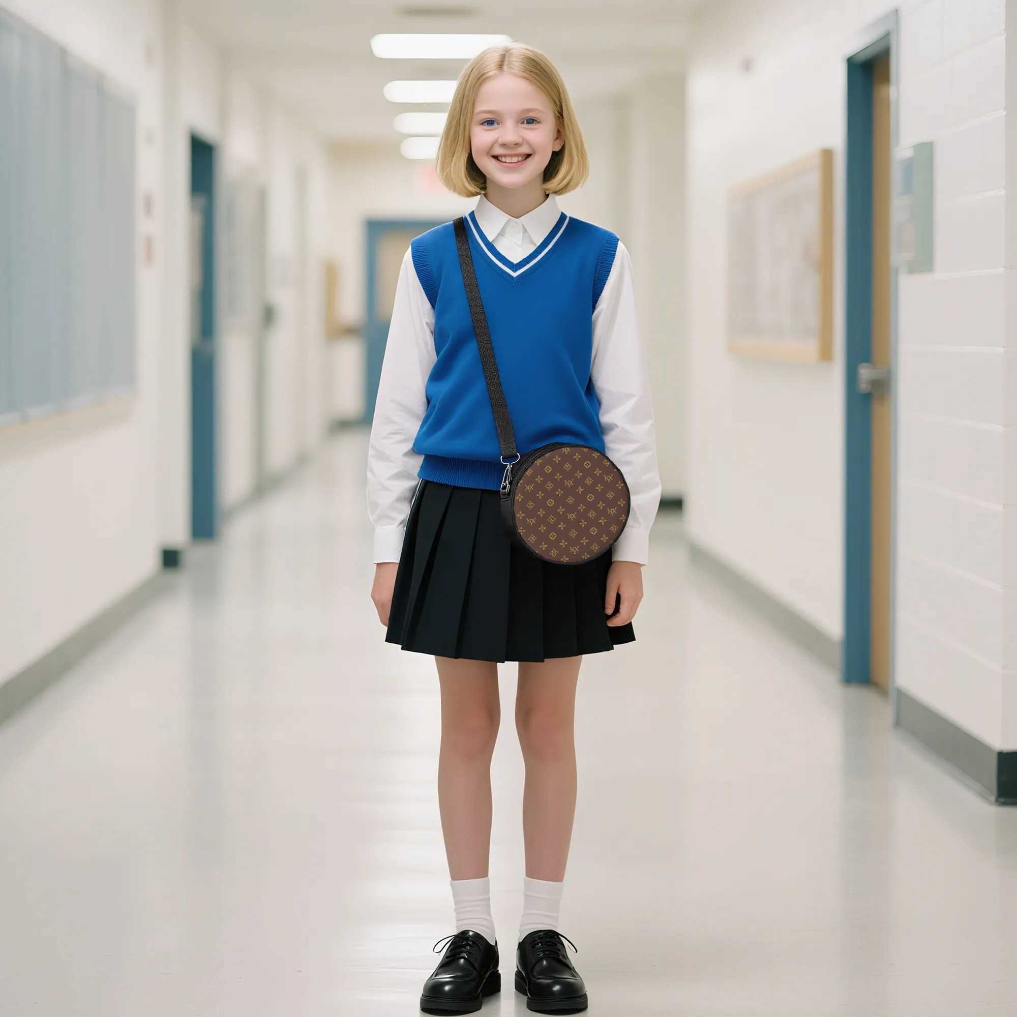 Crossbody Bag Featuring Circular Bag Original Handbags Women Brand Strap Fashion Single Messengers Purses 250829