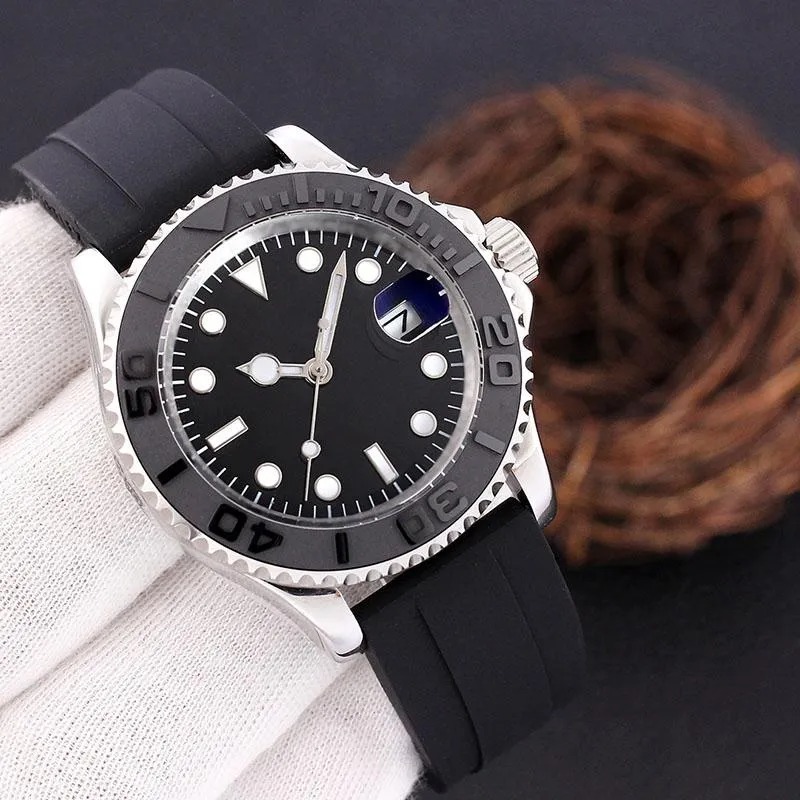 ZDR-Mens Watch 40mm Black Dial 2813 Movement Master Automatic Mechanical Wristwatch Sapphire 904L Steel Folding Strap Luminous waterproof watches